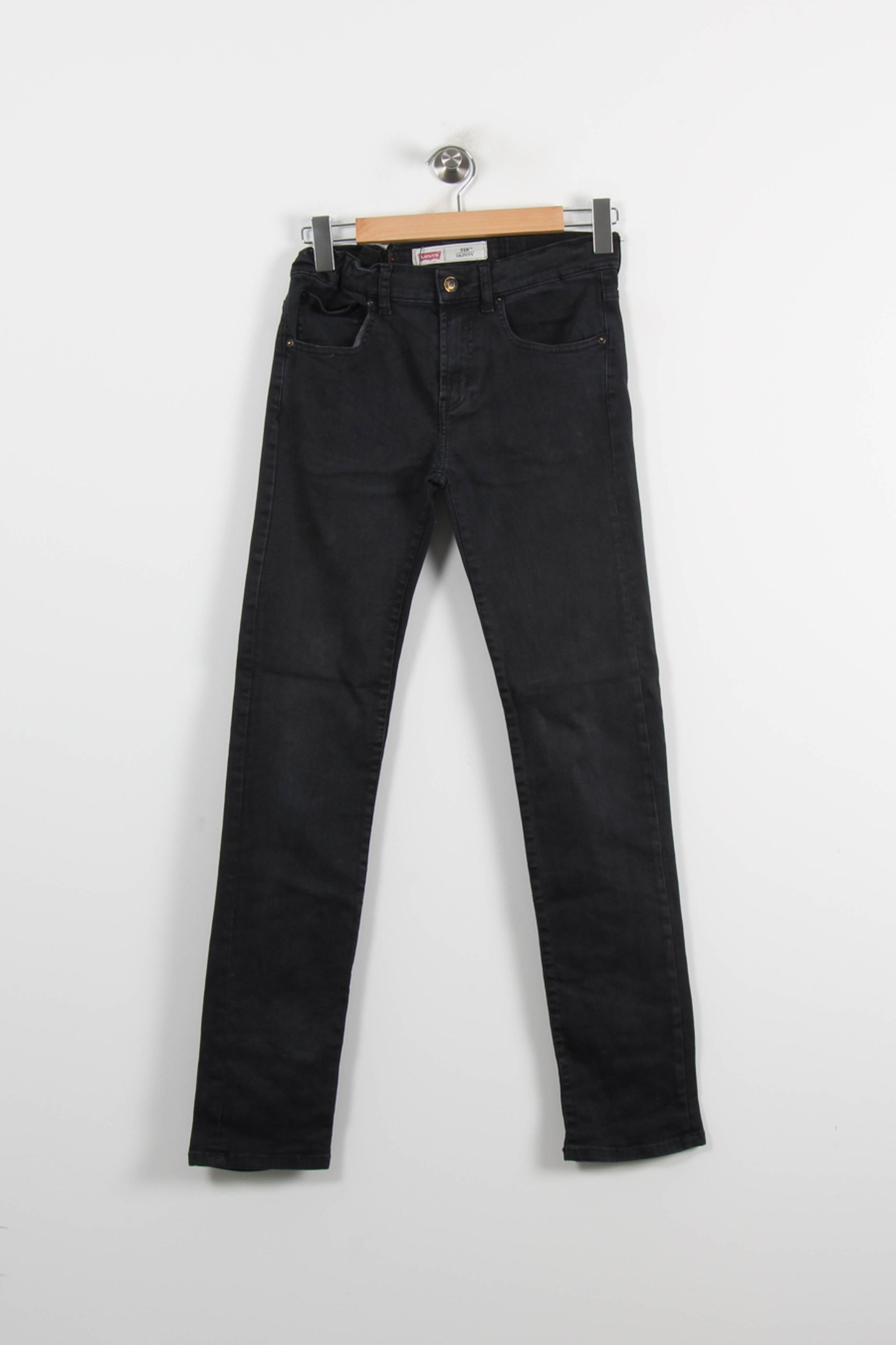 Cropped slim jeans with studs LEVI'S - Seconde main Blue
