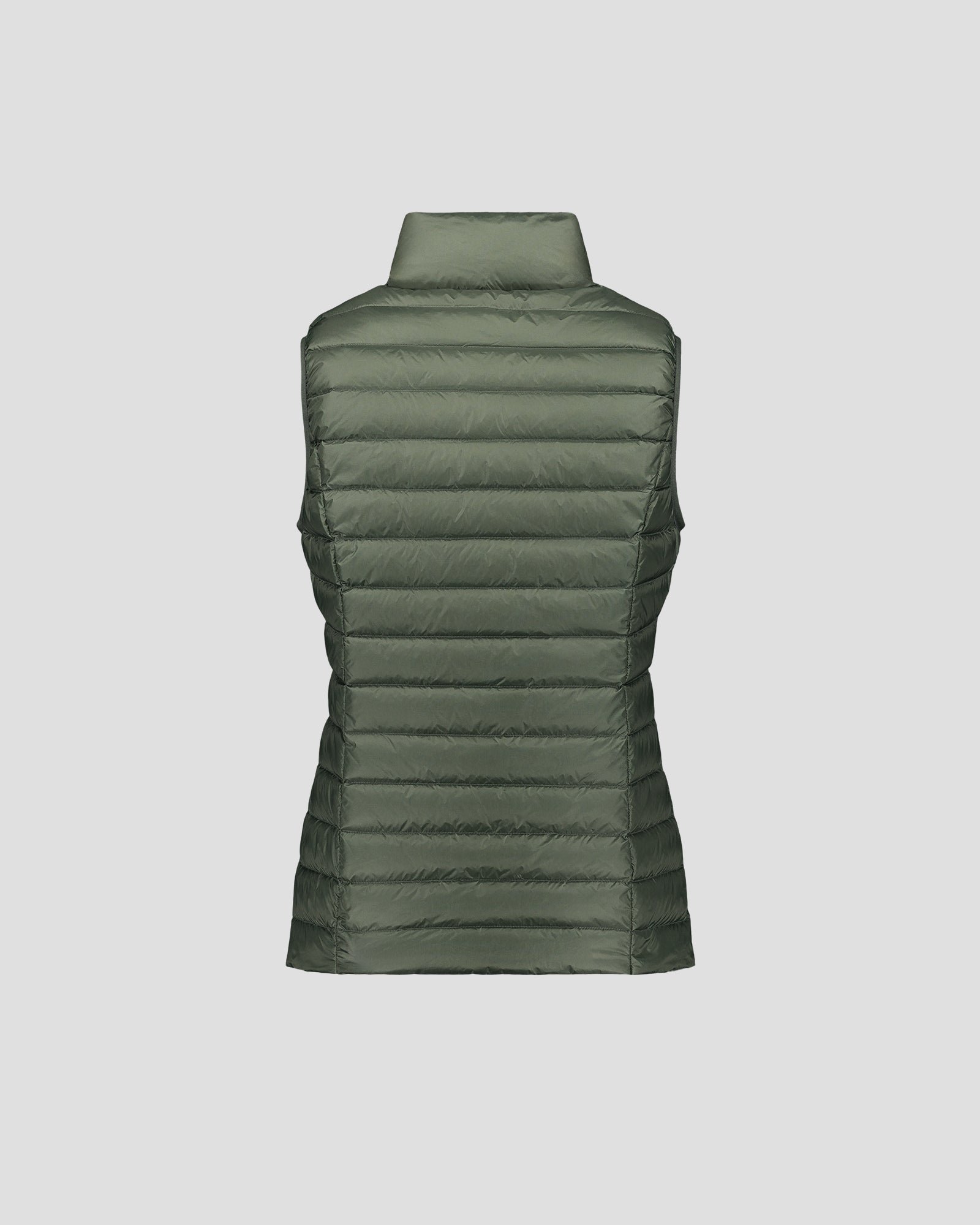 Sleeveless lightweight down vest seda JOTT Green