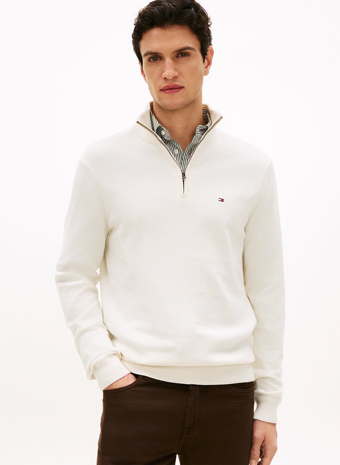 Straight cotton sweater TOMMY HILFIGER