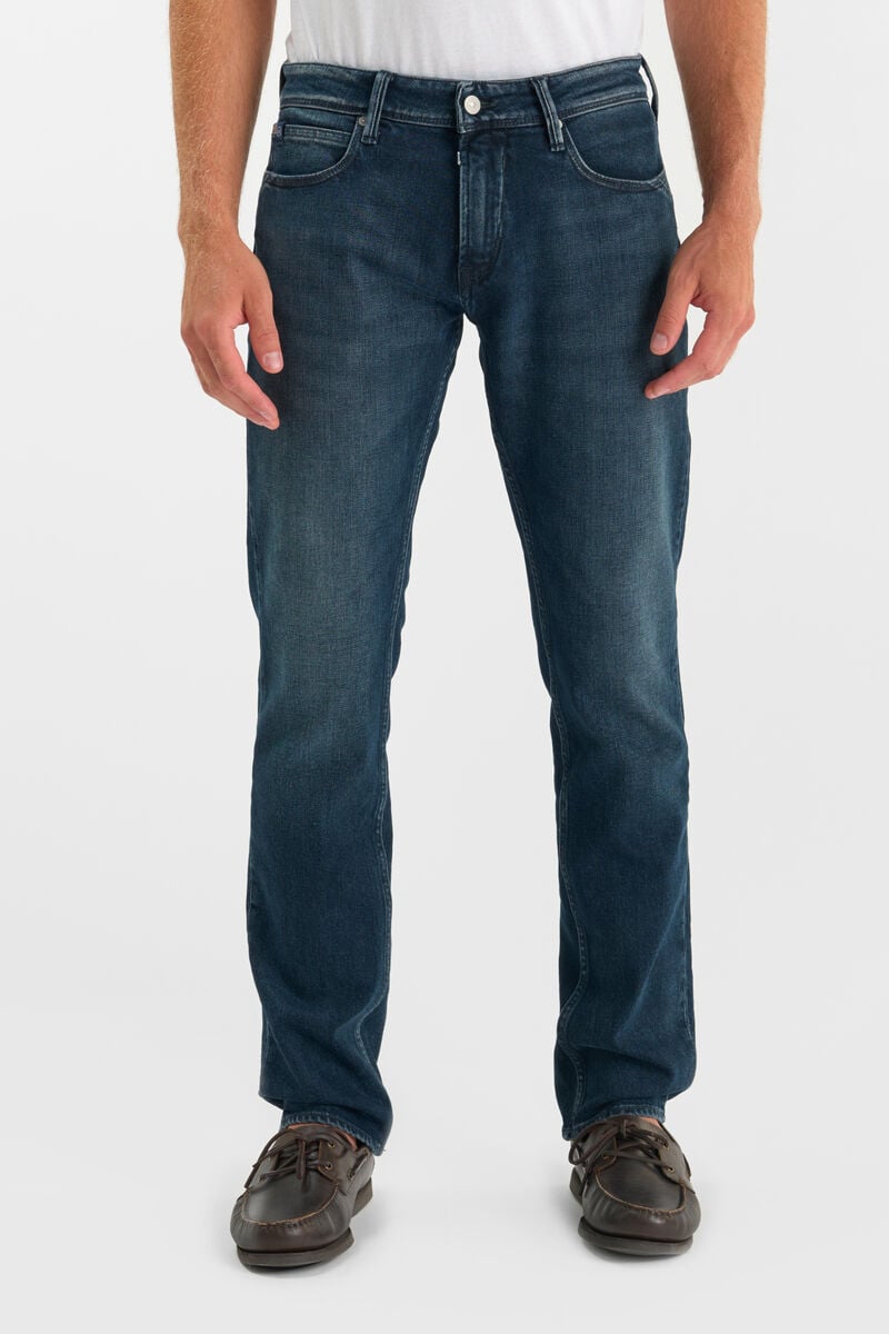 Straight leg jeans, length 34 LE TEMPS DES CERISES Blue