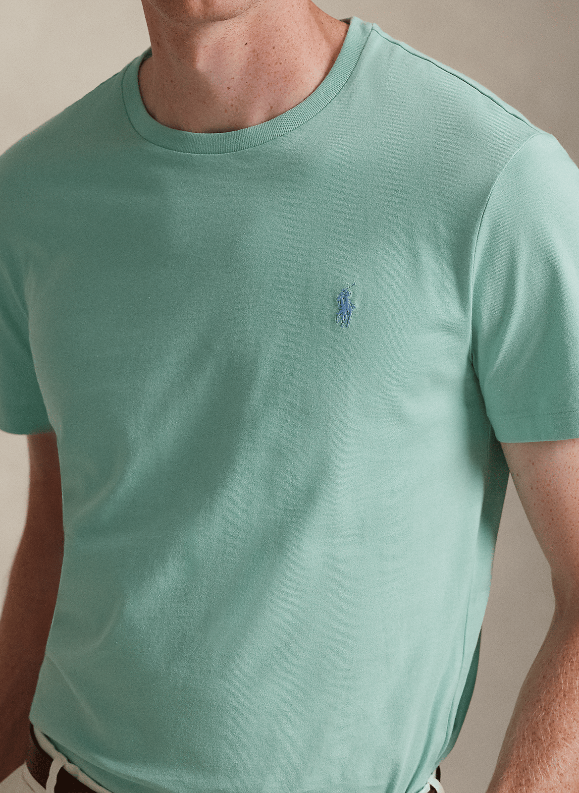 Slim-fit cotton T-shirt POLO RALPH LAUREN Green