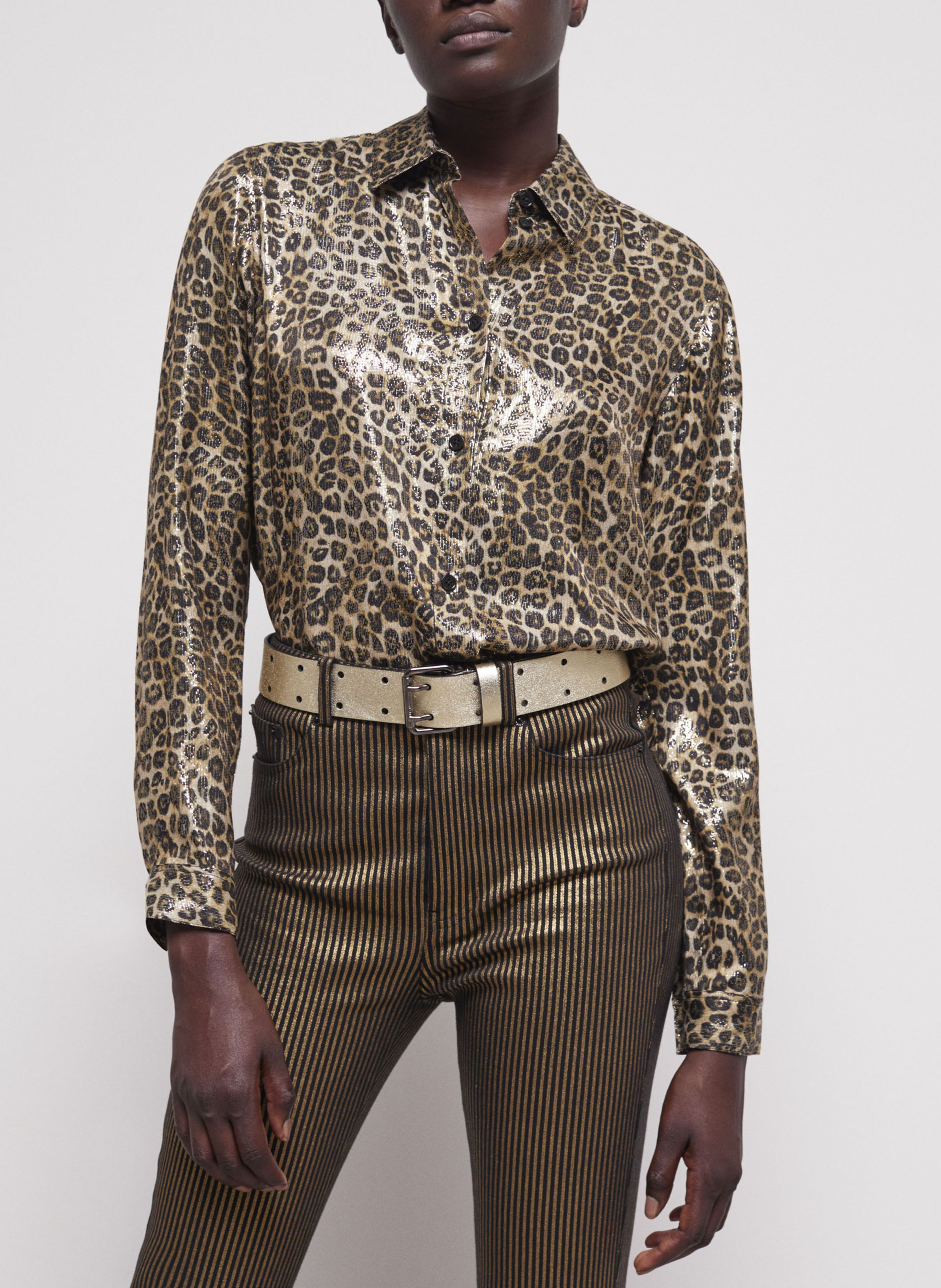 Chemise fluide à motif léopard THE KOOPLES Multicolore