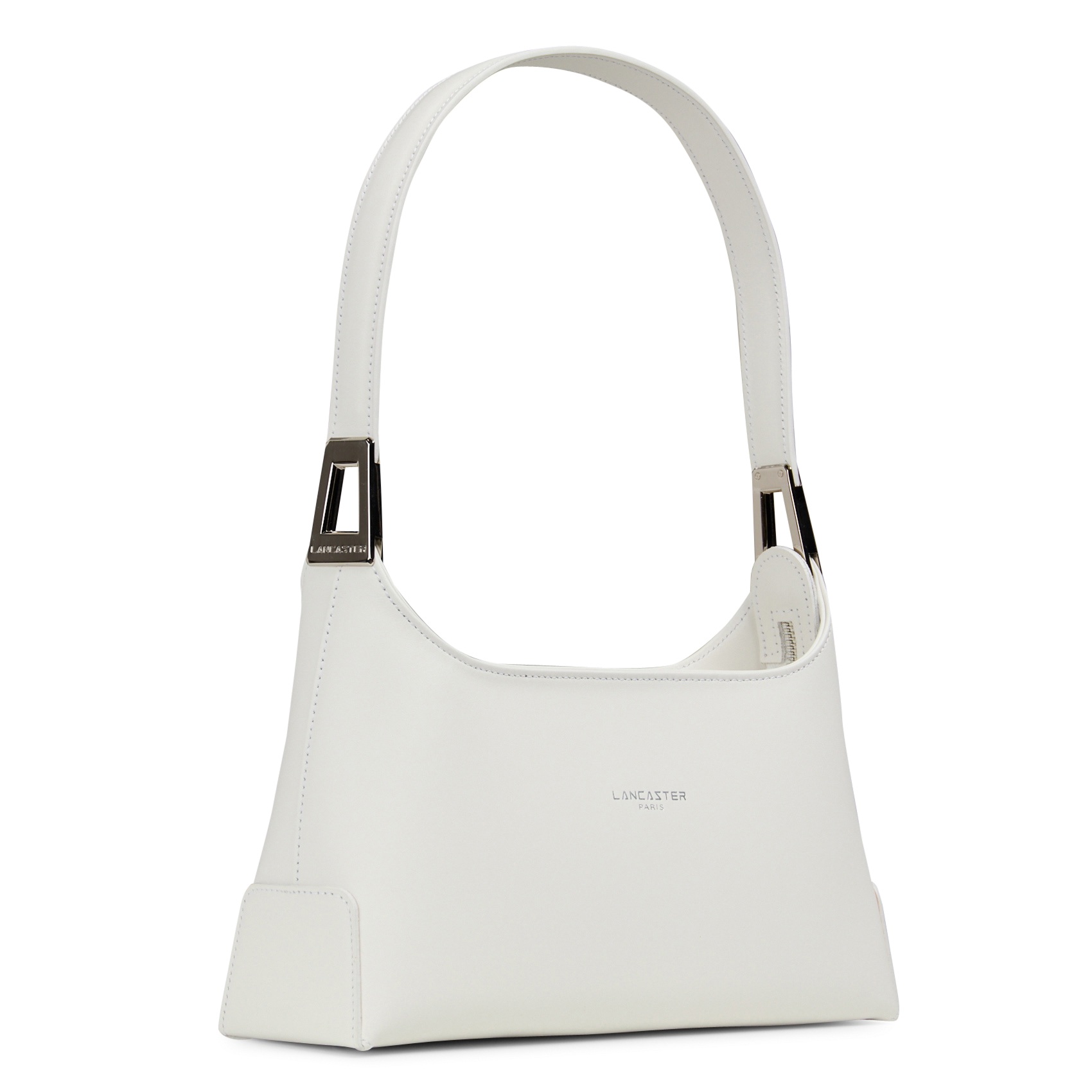 Baguette-Tasche aus Glattleder LANCASTER PARIS Weiss