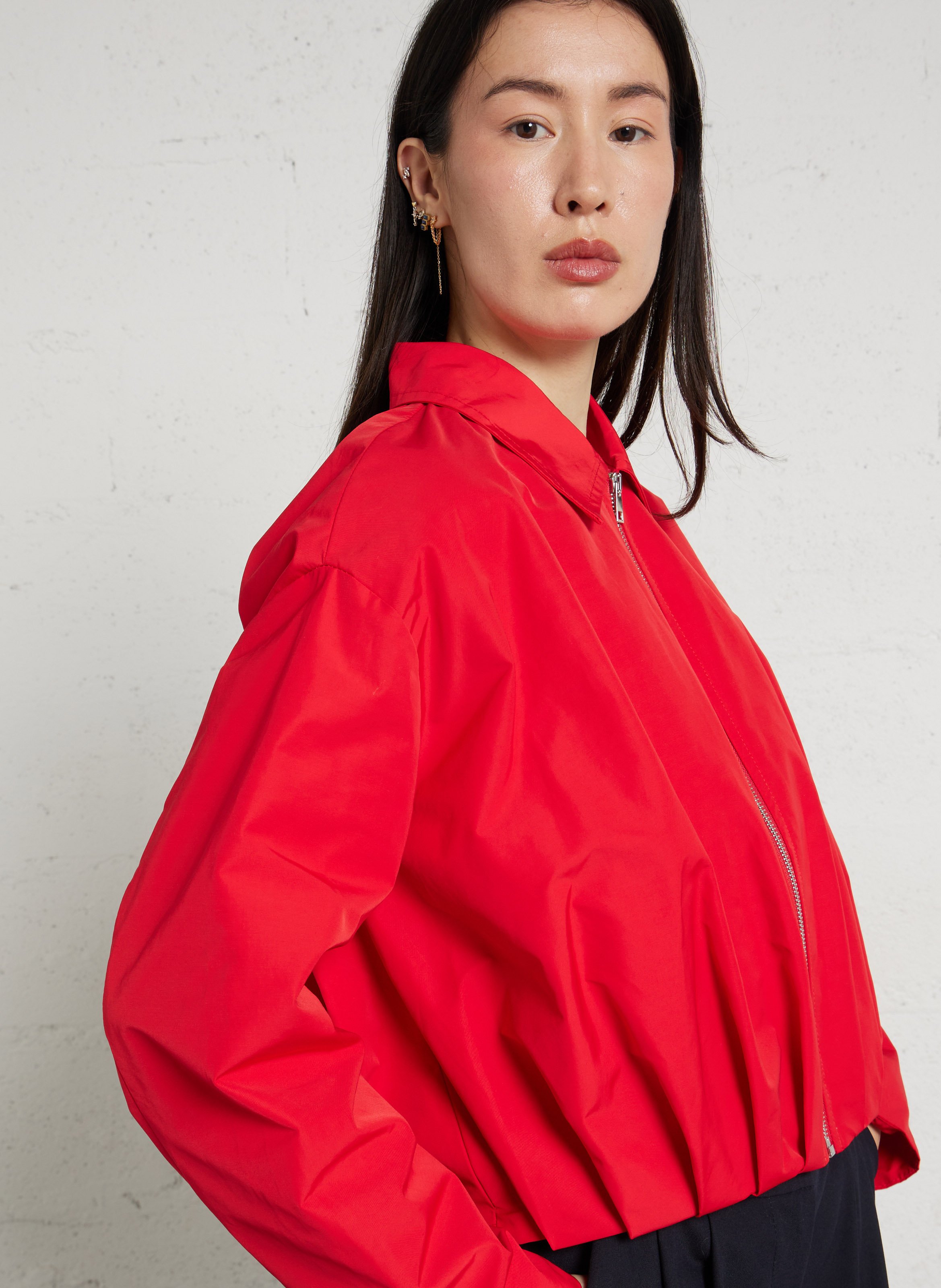 Recht jasje met klassieke kraag IMPERIAL Rood