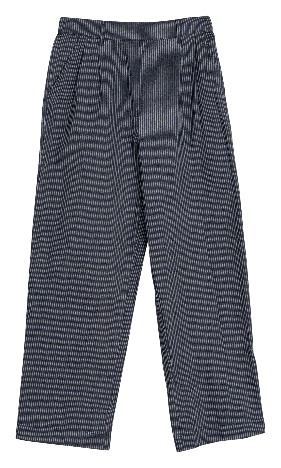 Weite Hose aus Bio-Baumwolle INDI & COLD Blau