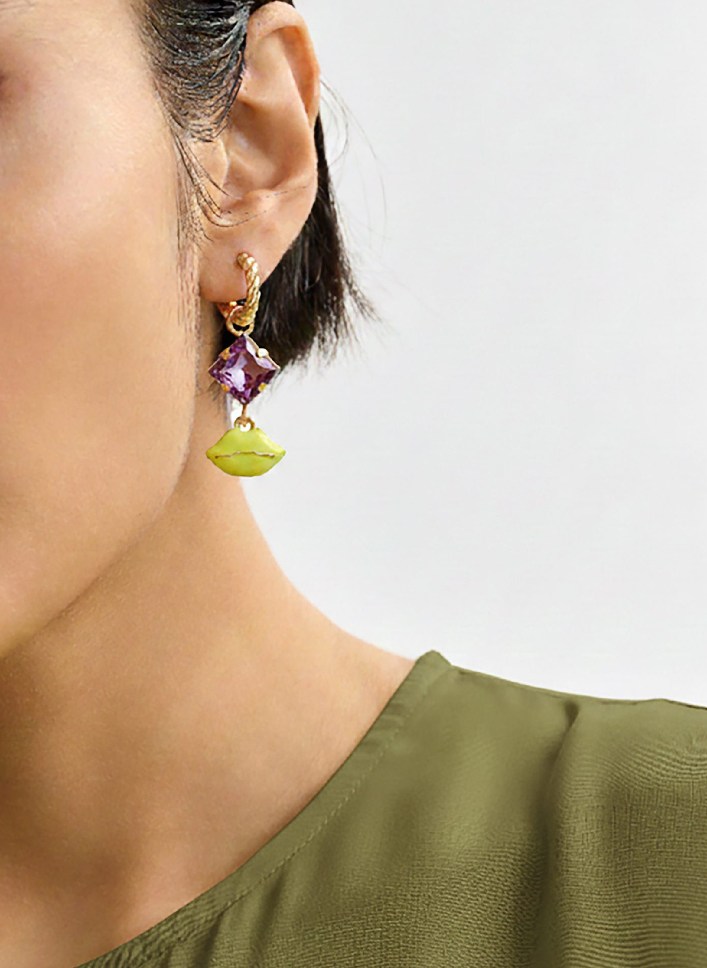 Fashion earrings ESSENTIEL ANTWERP Golden