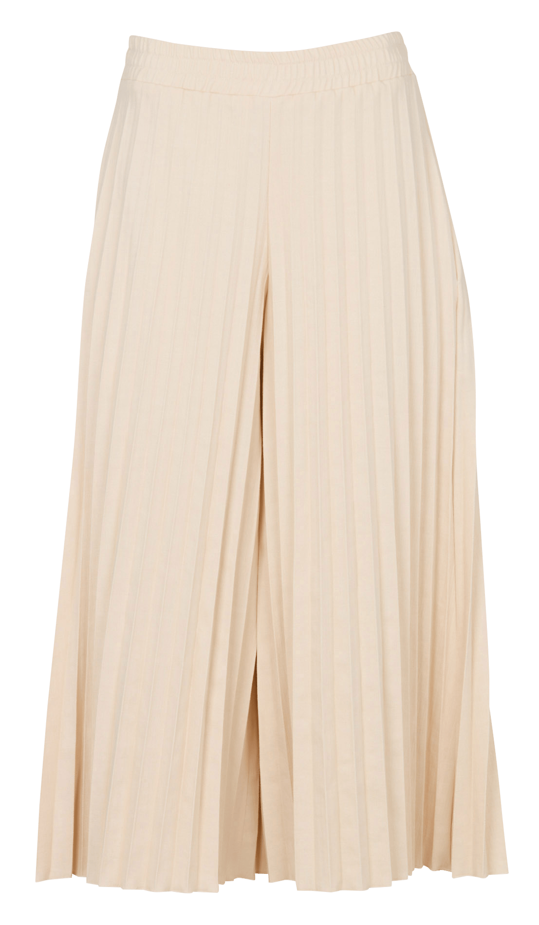 Weite plissierte Hose aus Baumwollmischung LA FEE MARABOUTEE Weiss