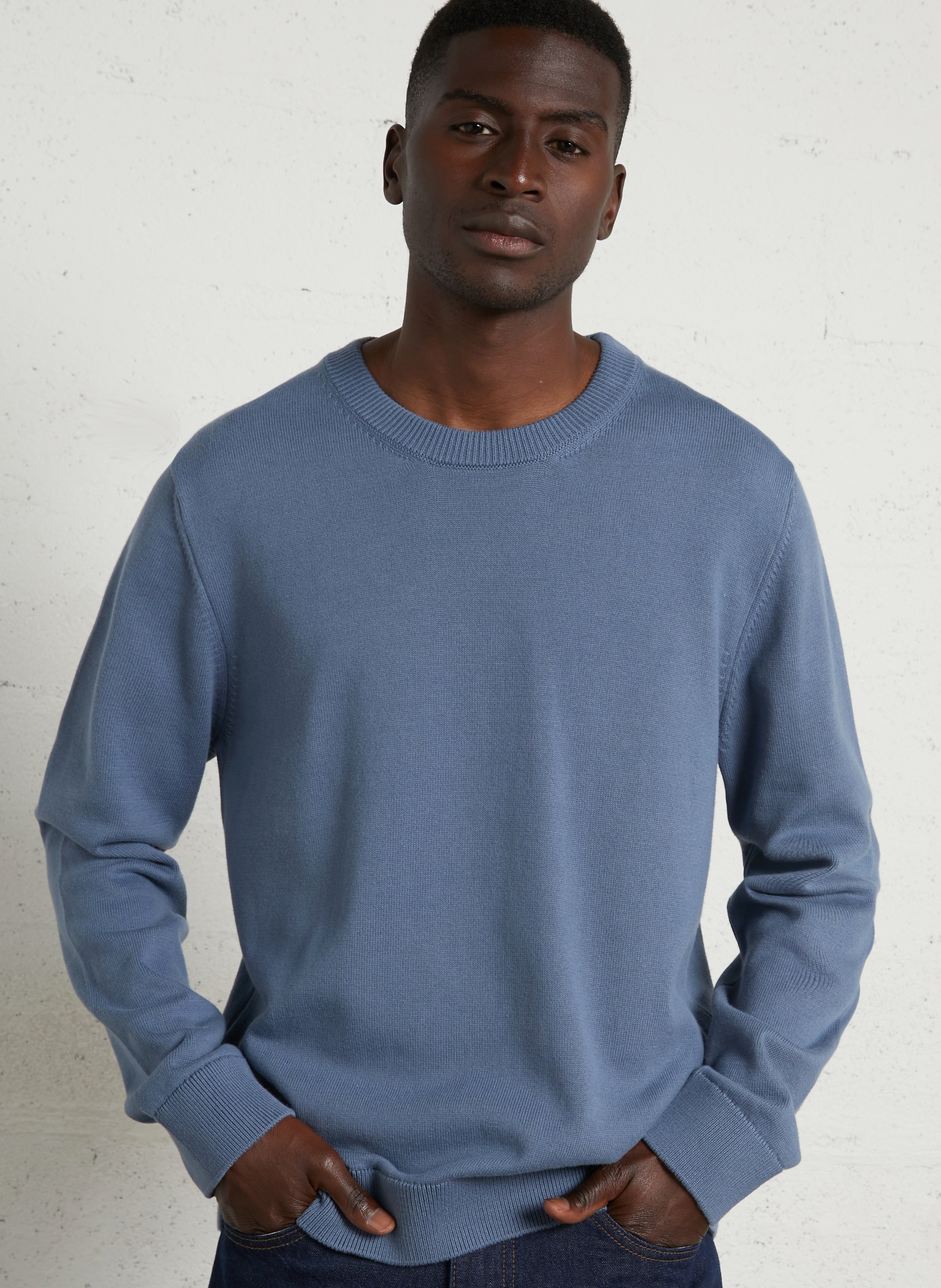 Oversized katoenen trui AU PRINTEMPS PARIS Blauw