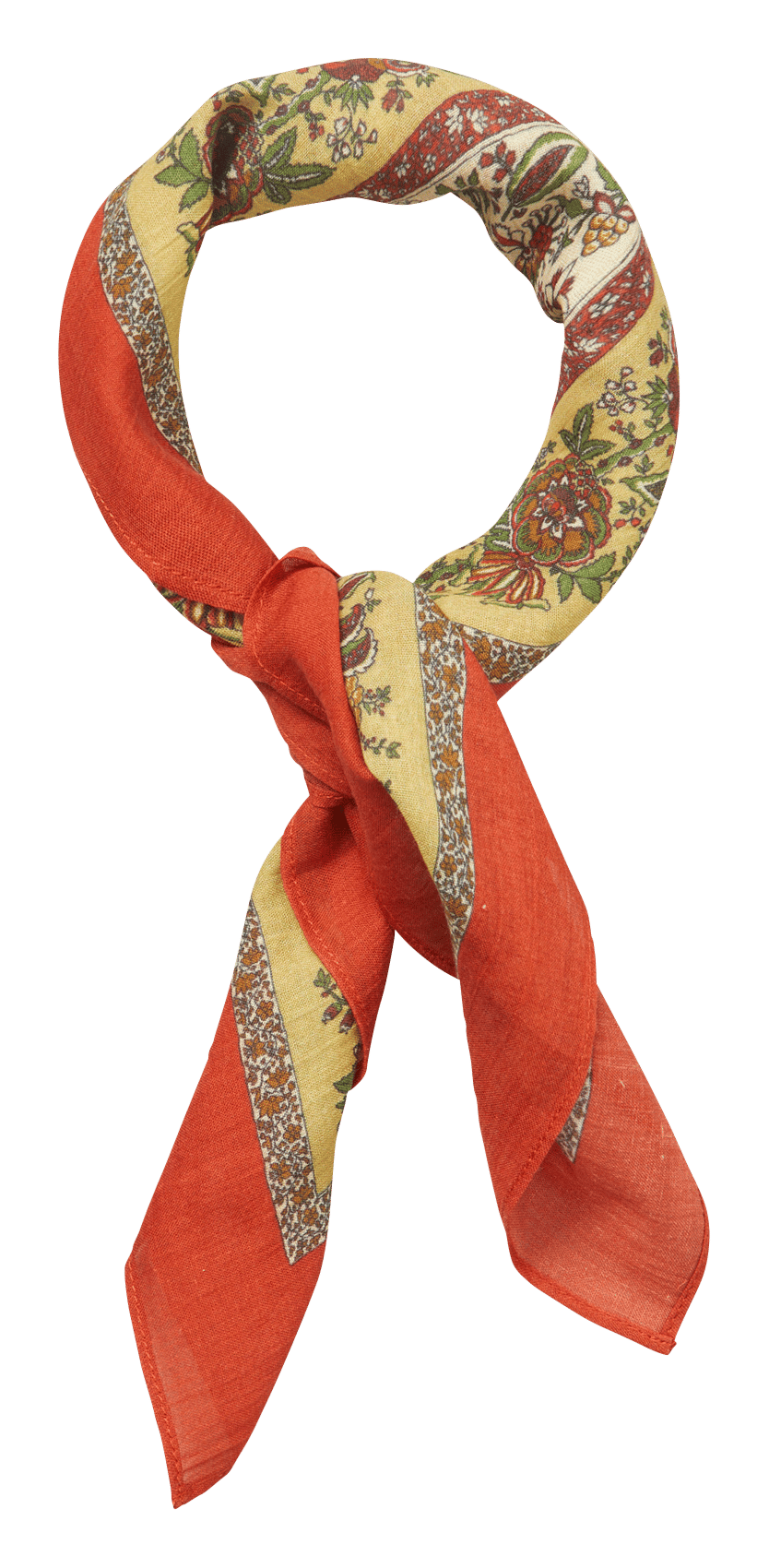 Foulard carré imprimé en coton BECKSONDERGAARD