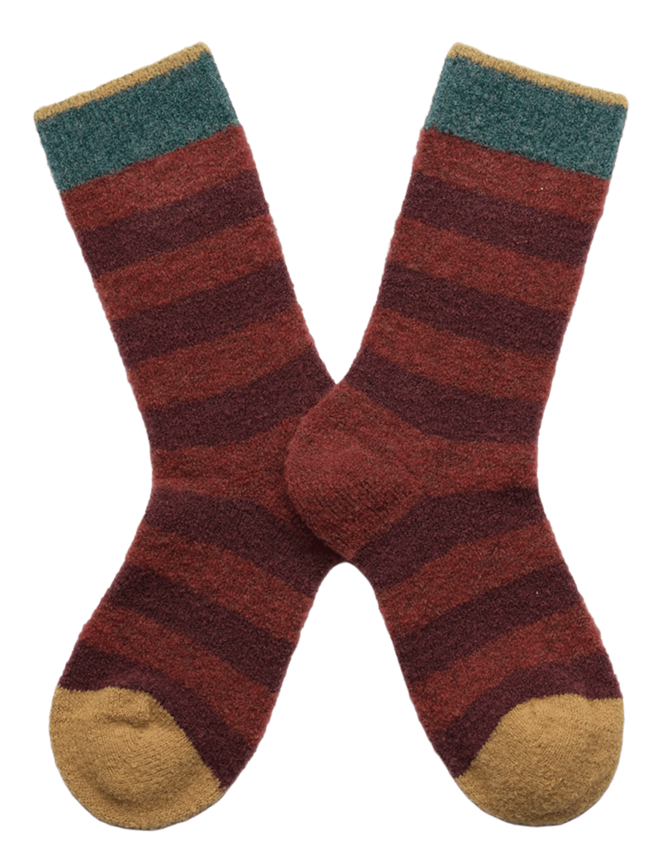 Chaussettes à rayures en laine mélangée BONNE MAISON Multicolore