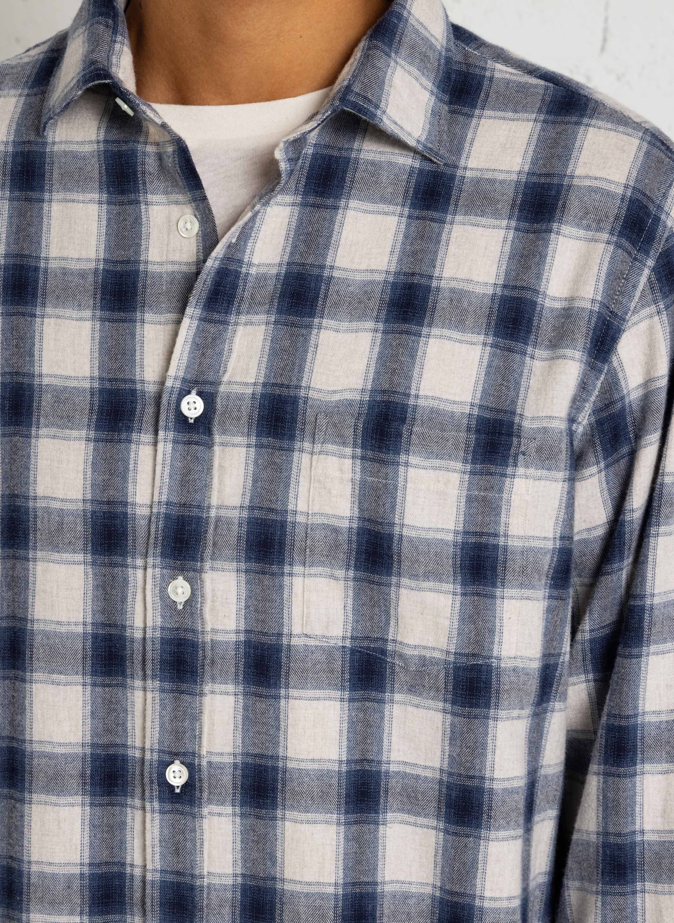 Camicia collo classico in cotone HARTFORD Beige