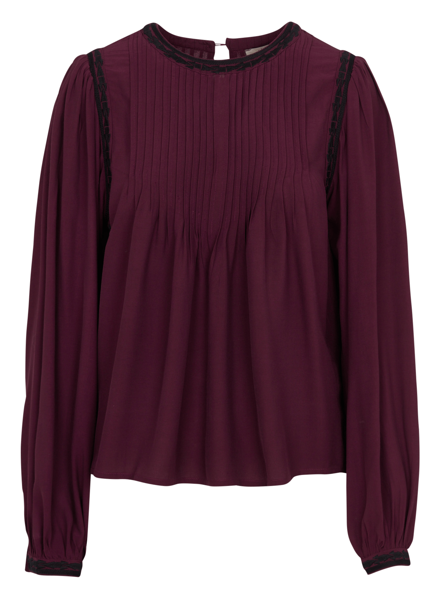 Bluse mit Rundhalsausschnitt LA FEE MARABOUTEE Mehrfarbig