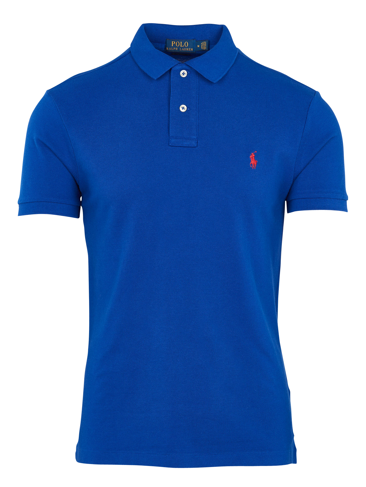 Slim-fit cotton piqué polo shirt  Heritage royal c3870