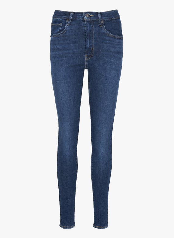 High waist skinny jeans Indigo fonce Levi's Damen Place des