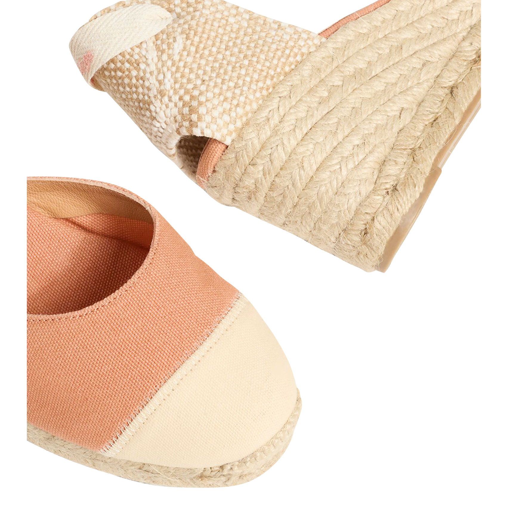 Organic cotton wedge espadrilles CASTANER Pink