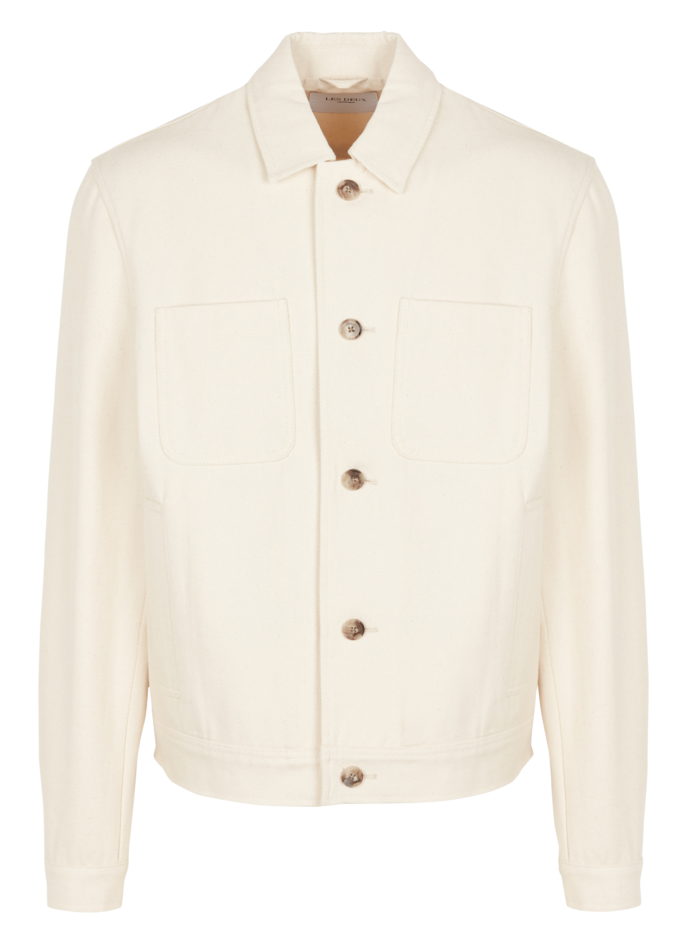 Veste col classique en coton LES DEUX Beige