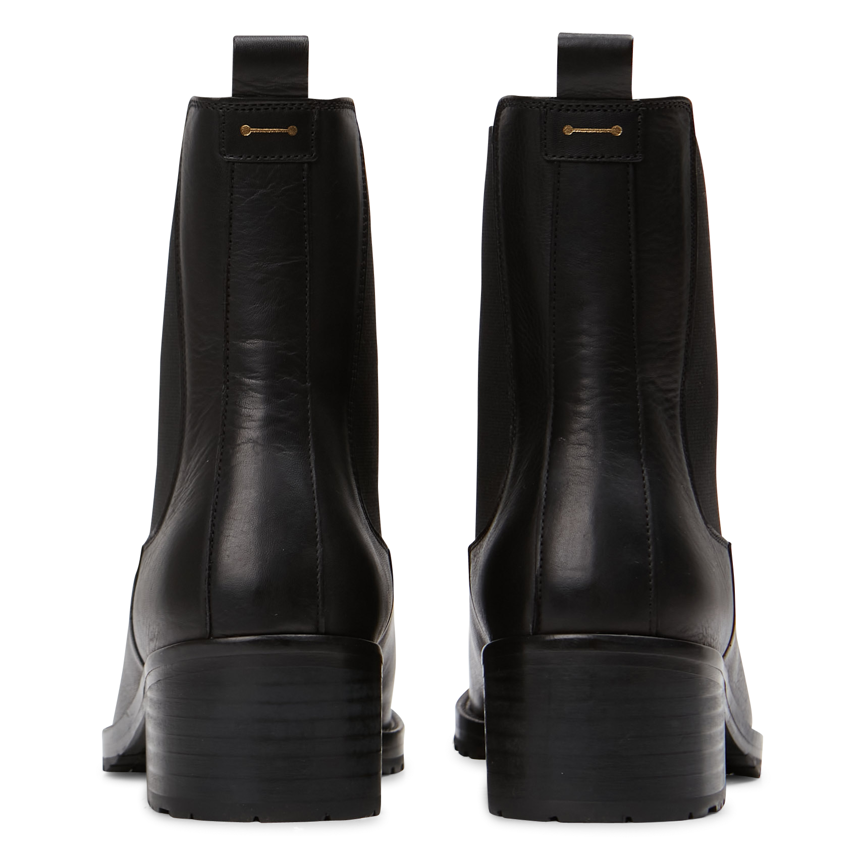 Lederstiefeletten ANTHOLOGY PARIS Schwarz