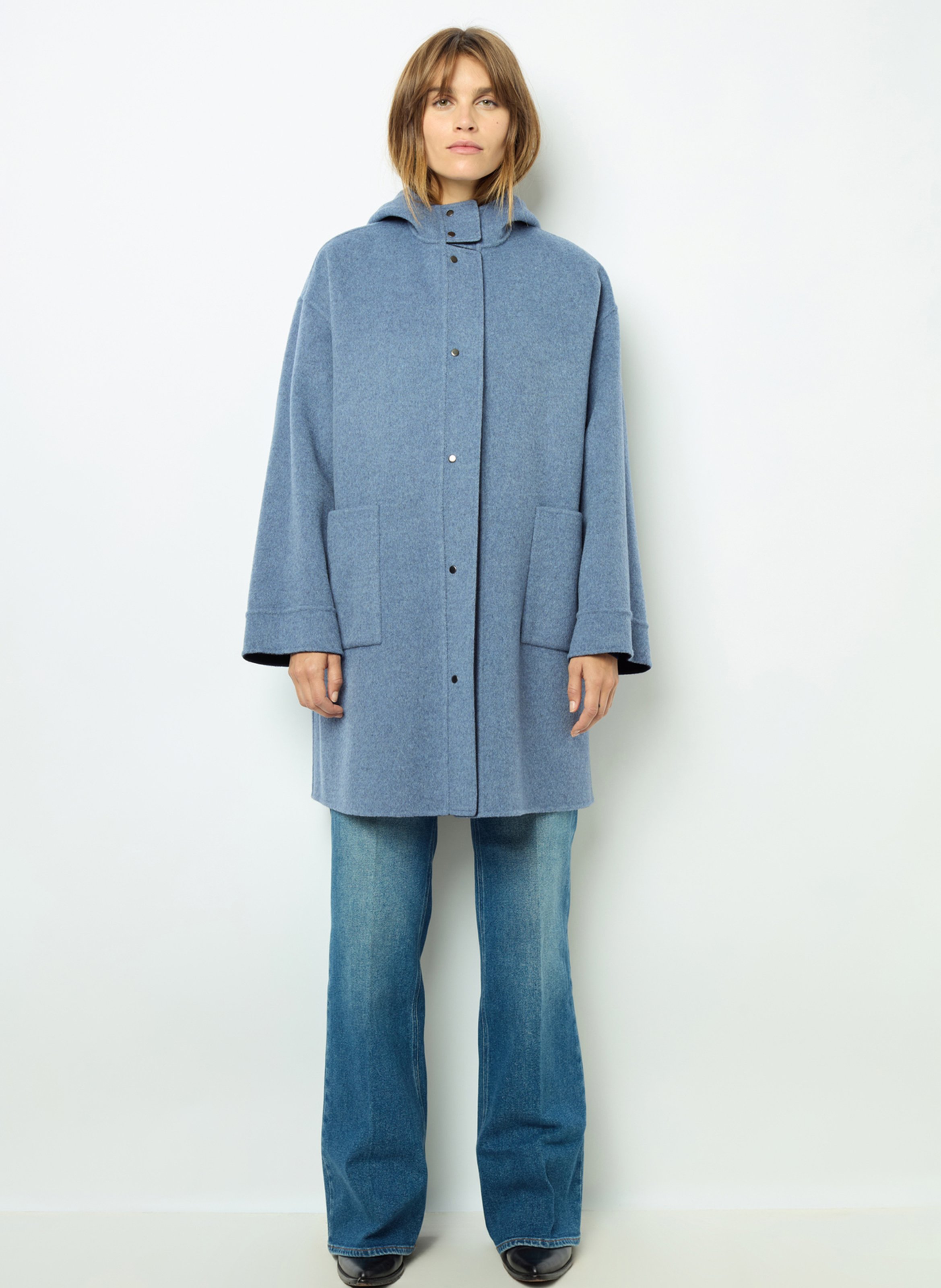 Gerard Darel reversible outlet wool coat