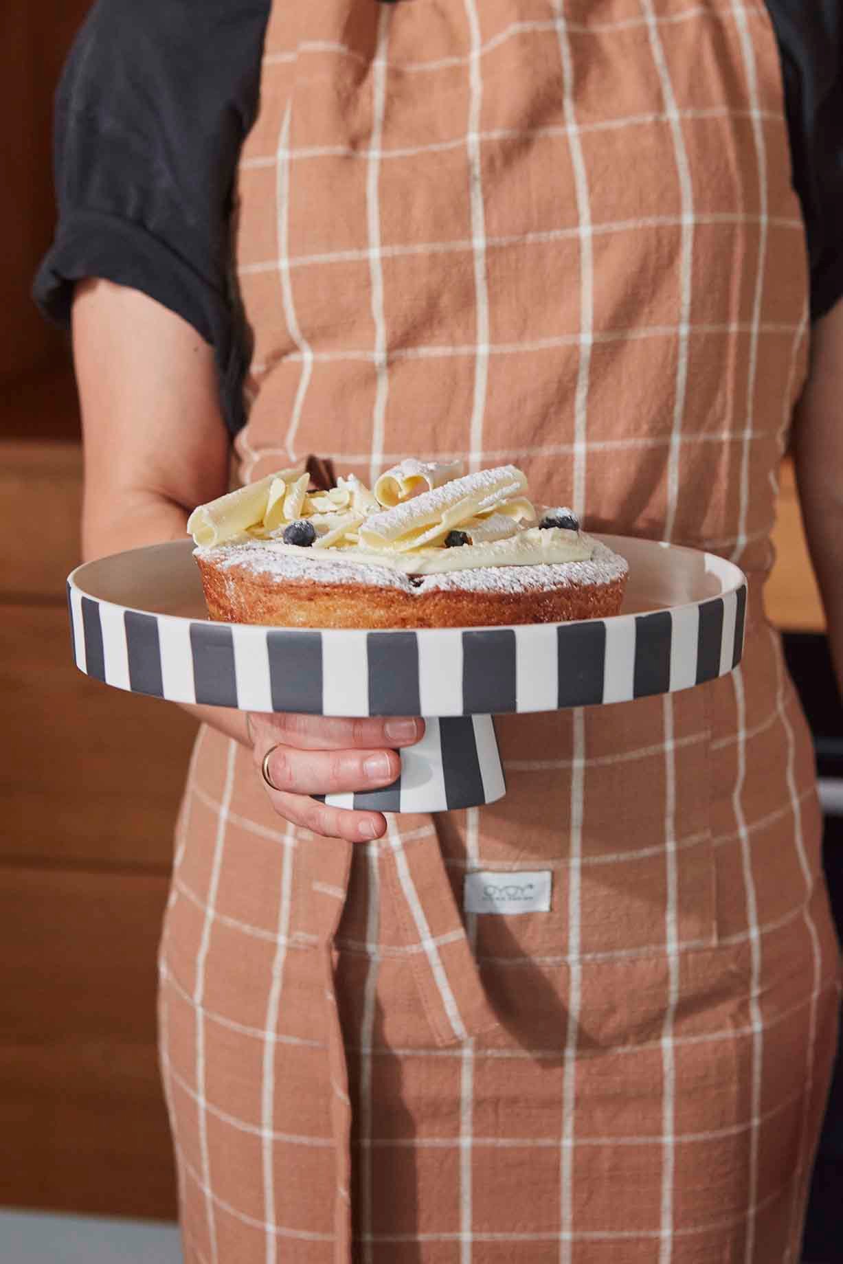 Organic cotton apron OYOY LIVING DESIGN Brown