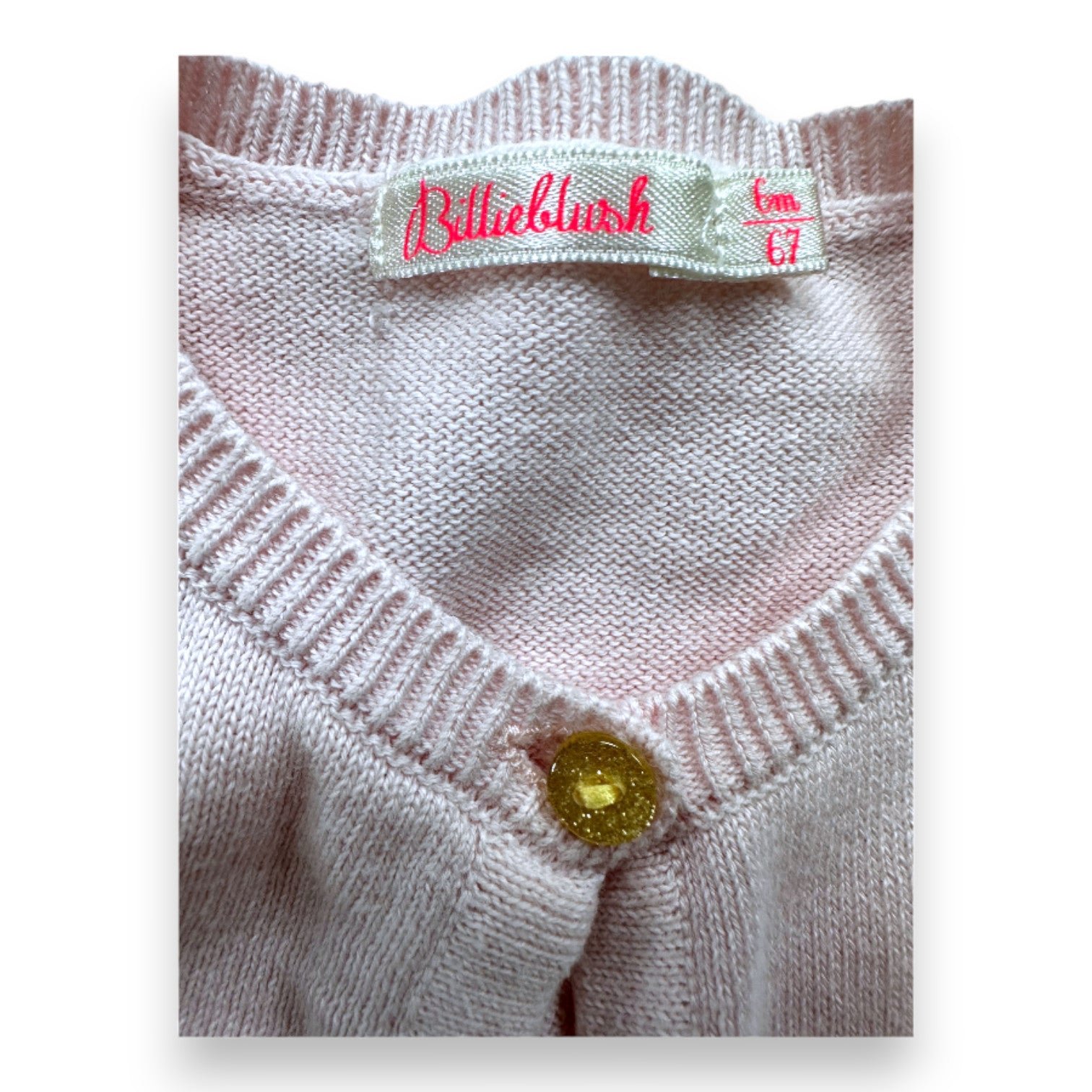 Pink baby cardigan - 6 months BILLIEBLUSH - Seconde main Pink
