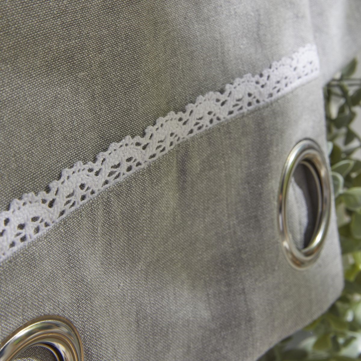Cotton curtain TODAY LINGE DE MAISON Grey