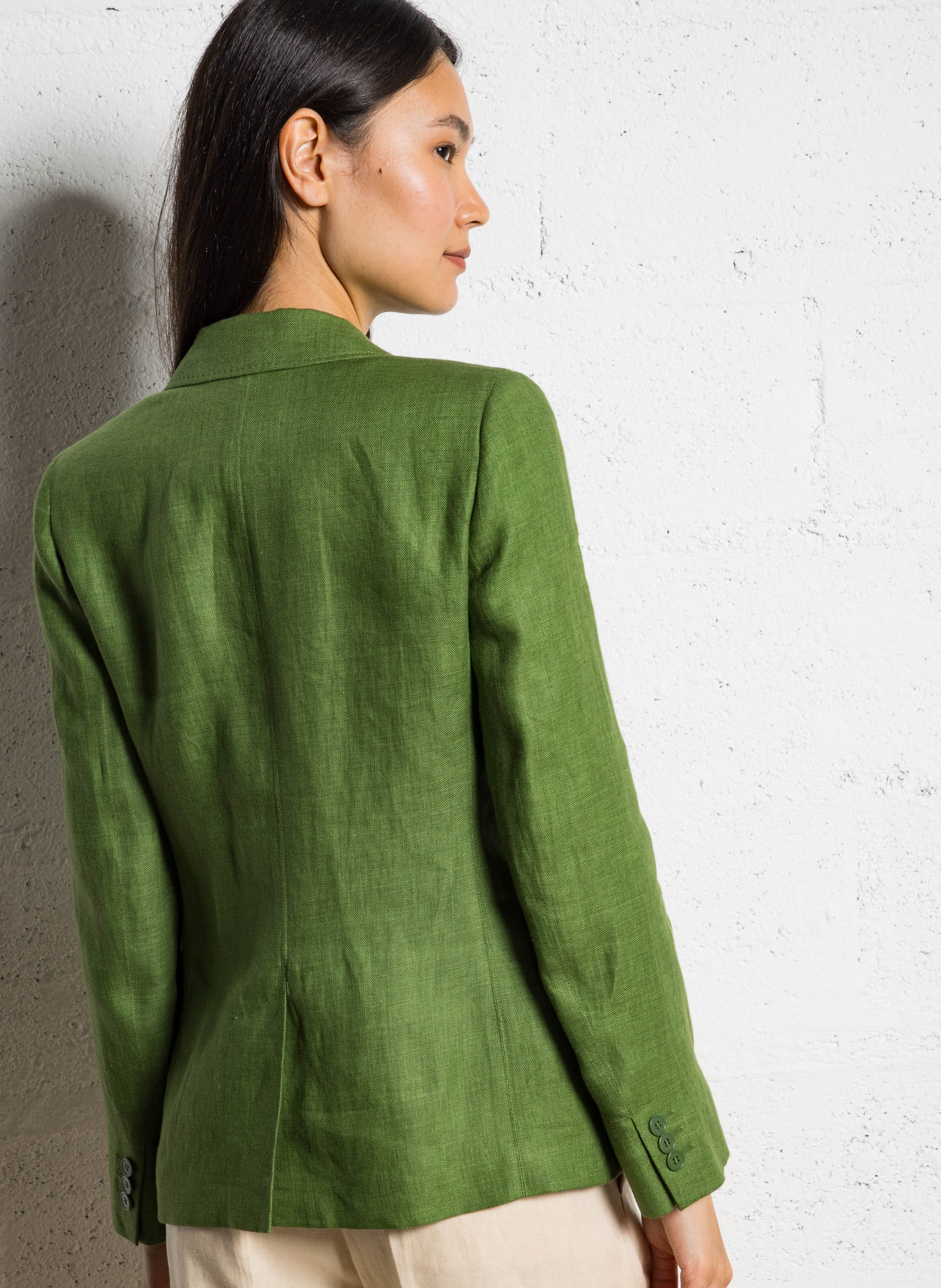 25SS new/Max Mara グーリアリネンブレザー Blazer Green 25SS new/Max Mara グーリアリネンブレザー Blazer Green (Max