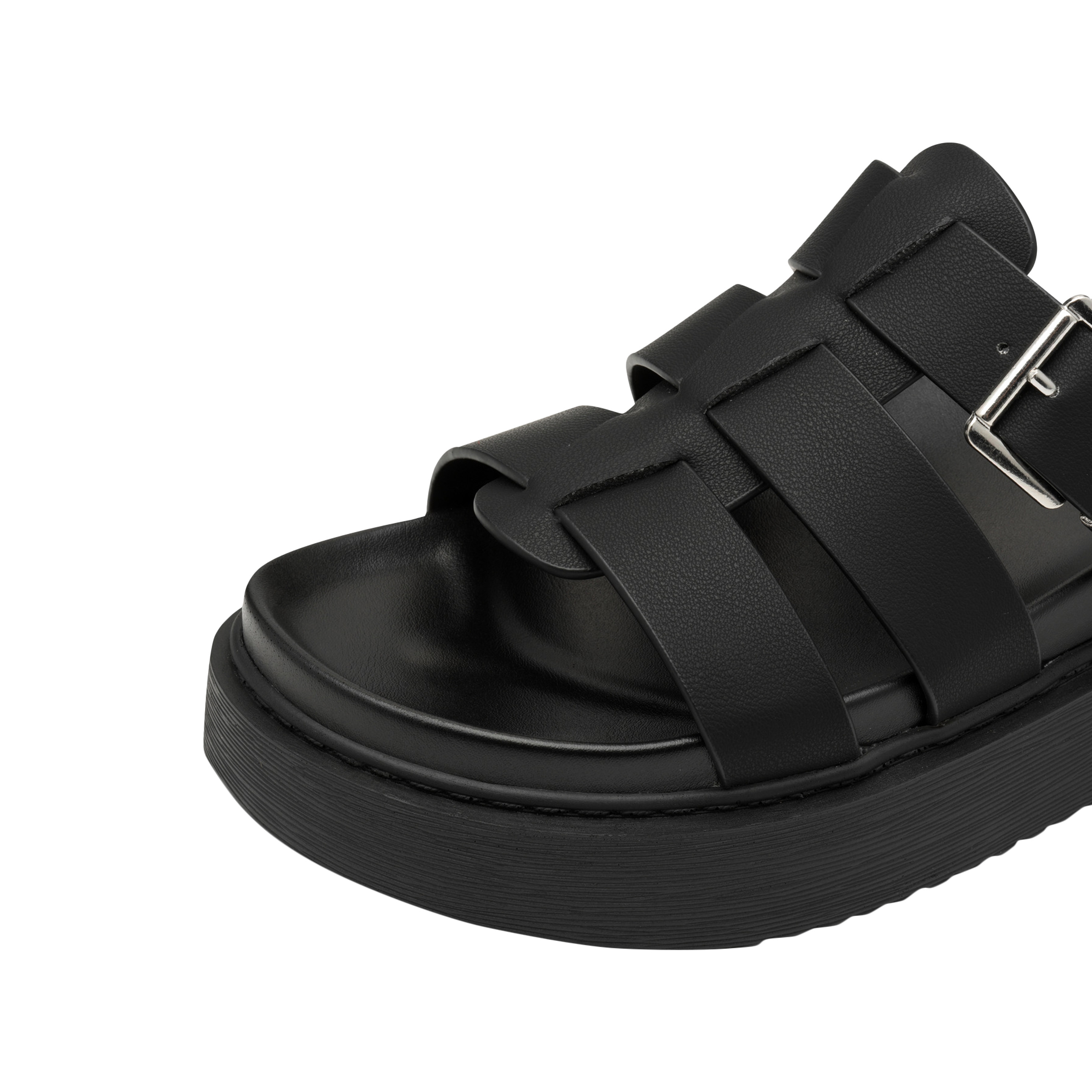 Slip-on sandals TAMARIS Black