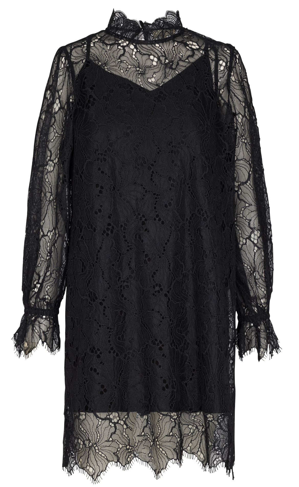Lace dress SUNCOO Black