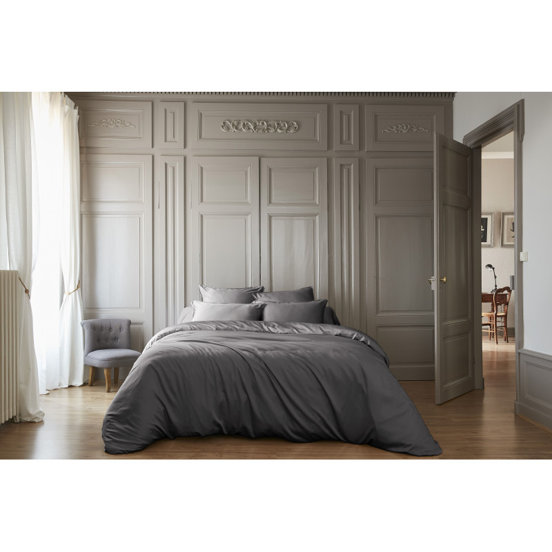 "Salomé" Bamboo Viscose Duvet Cover 120 threads/cm² L'EFFET PAPILLON