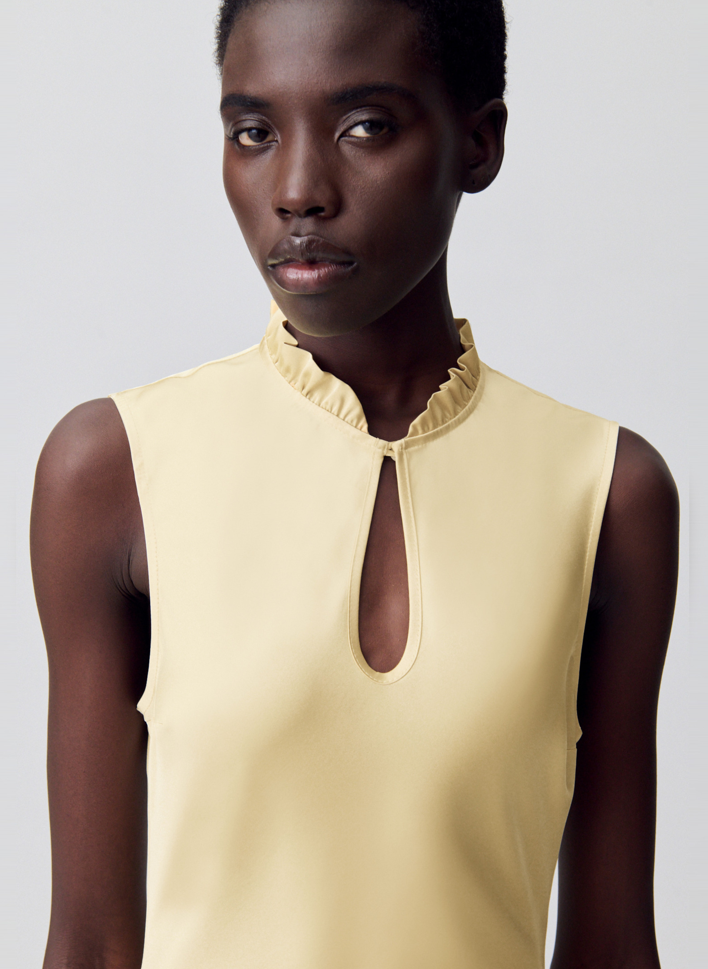 Robe longue ajustée  CLAUDIE PIERLOT Jaune