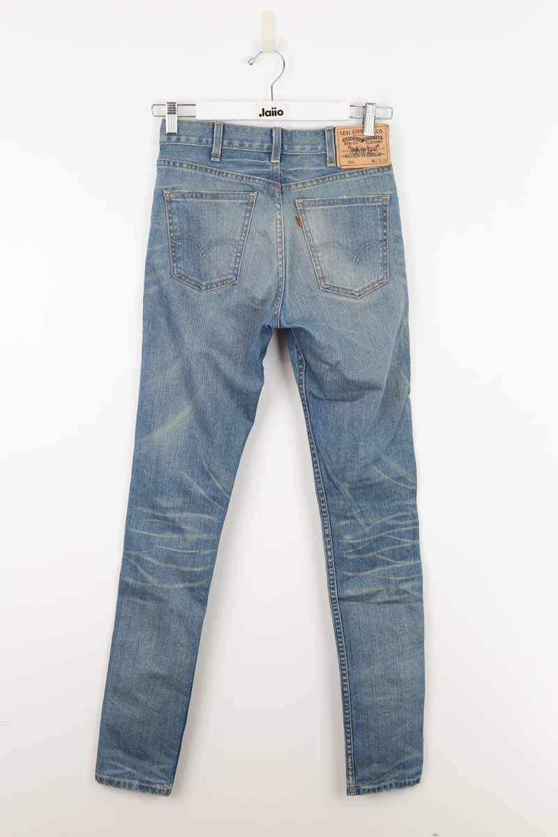 Cotton skinny jeans LEVI'S - Seconde main Blue
