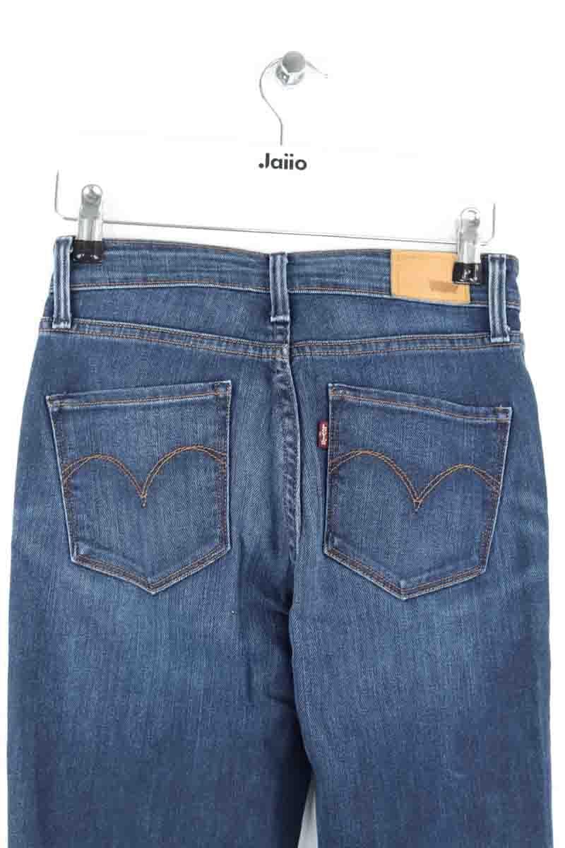 Cotton straight jeans LEVI'S - Seconde main Blue