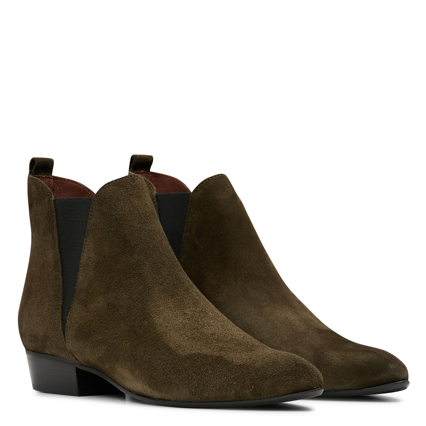Bottines en cuir velours ANONYMOUS COPENHAGEN Vert