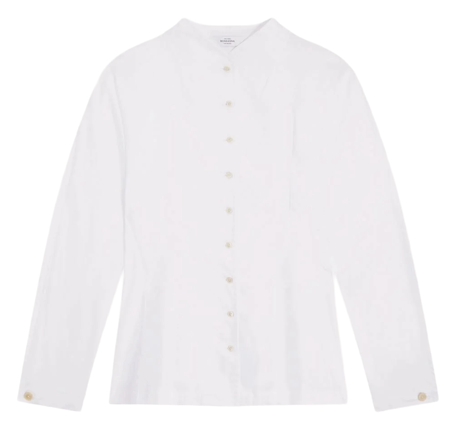 Chemise col motant en coton ROSEANNA Blanc