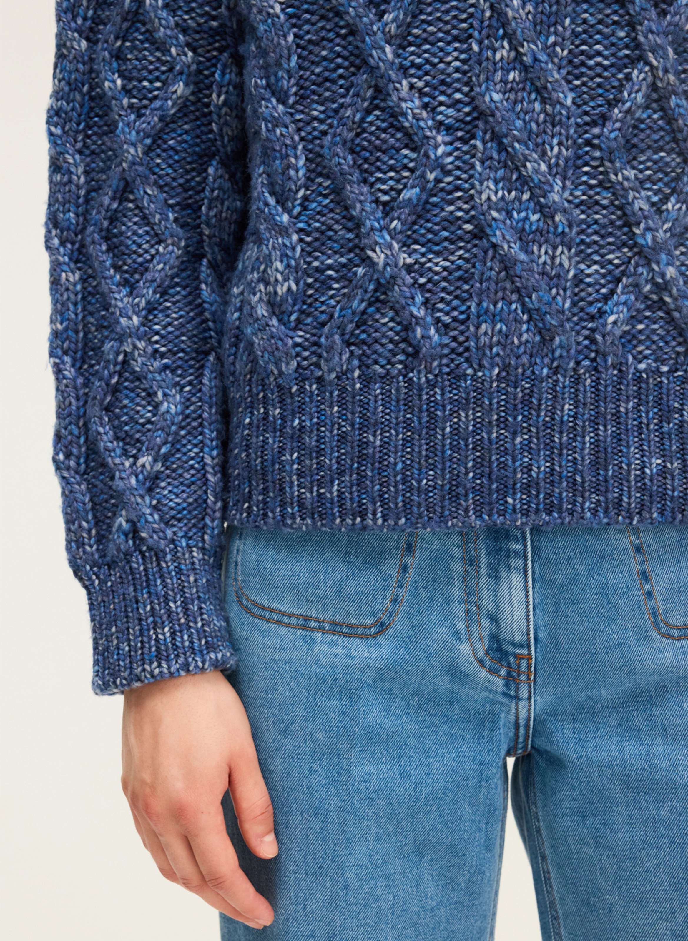 High-neck sweater PABLO Blue