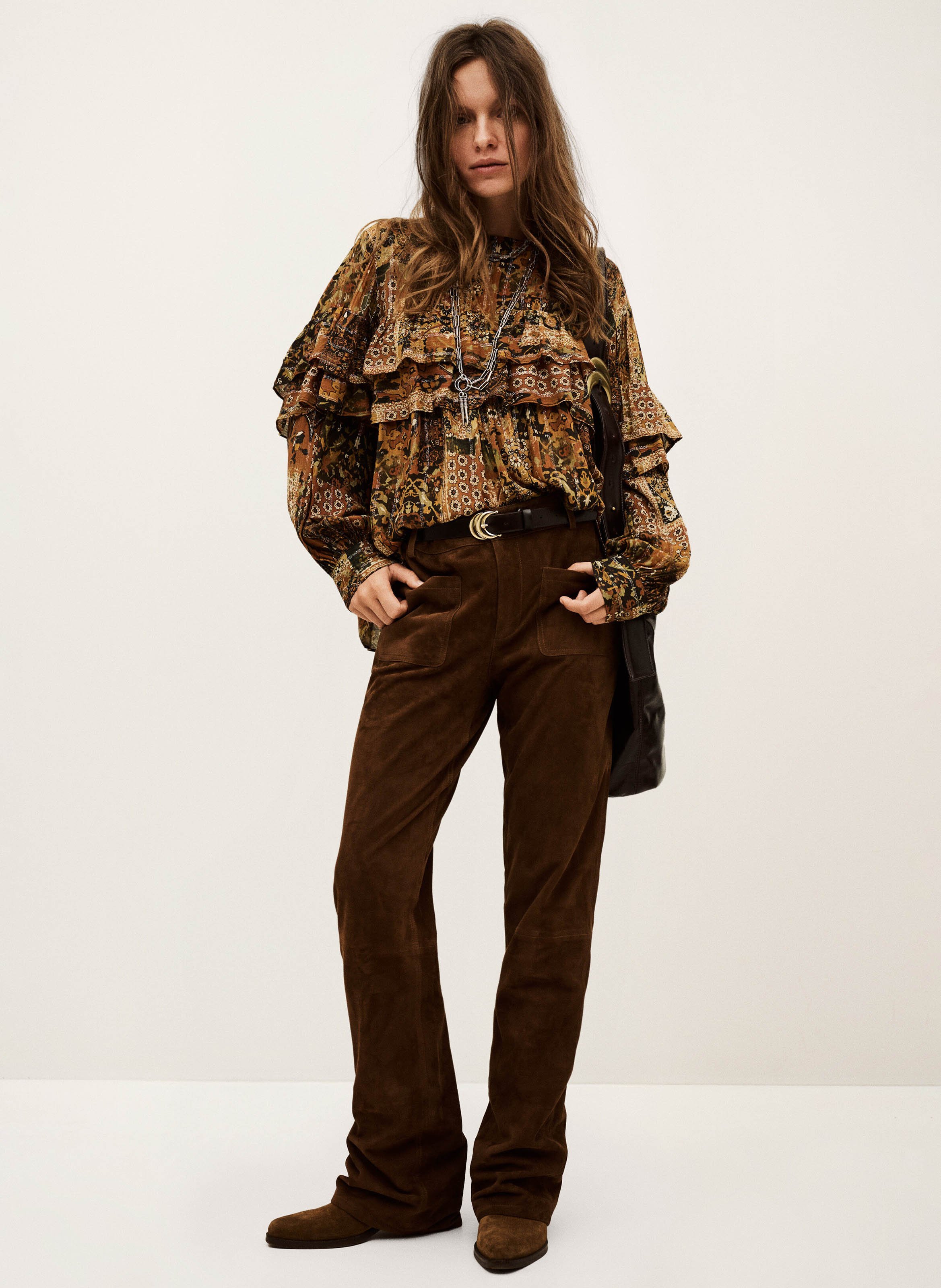 Blouse col rond  BA&SH Orange