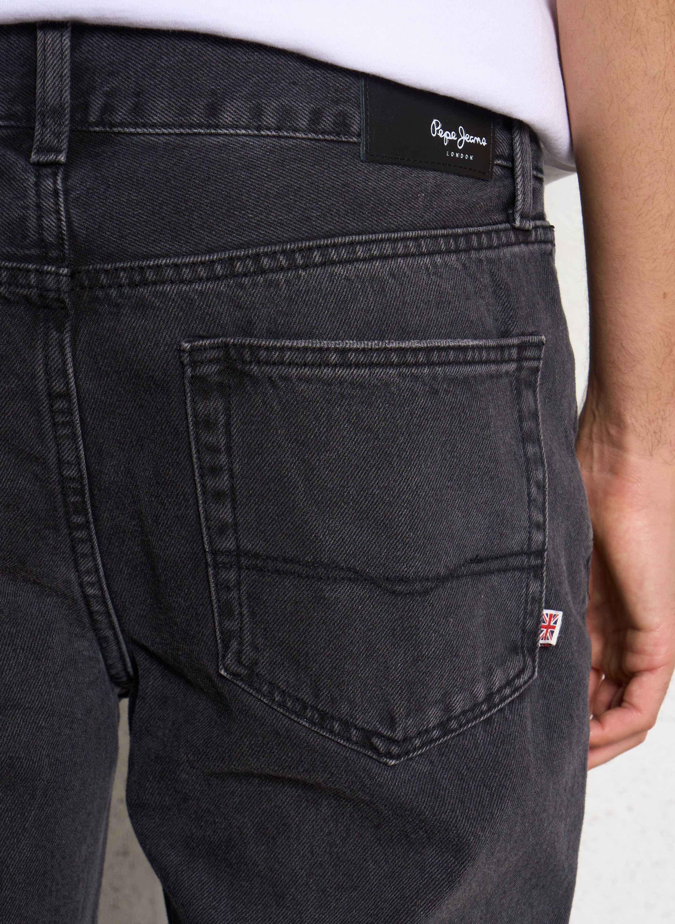 Cotton straight jeans PEPE JEANS Blue