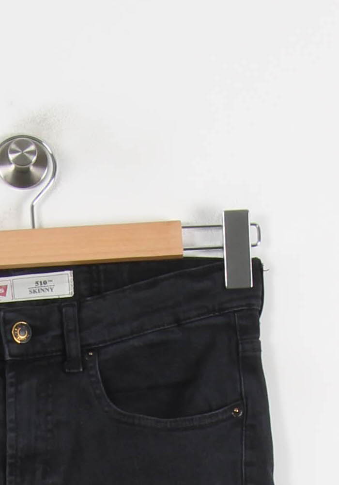 Cropped slim jeans with studs LEVI'S - Seconde main Blue