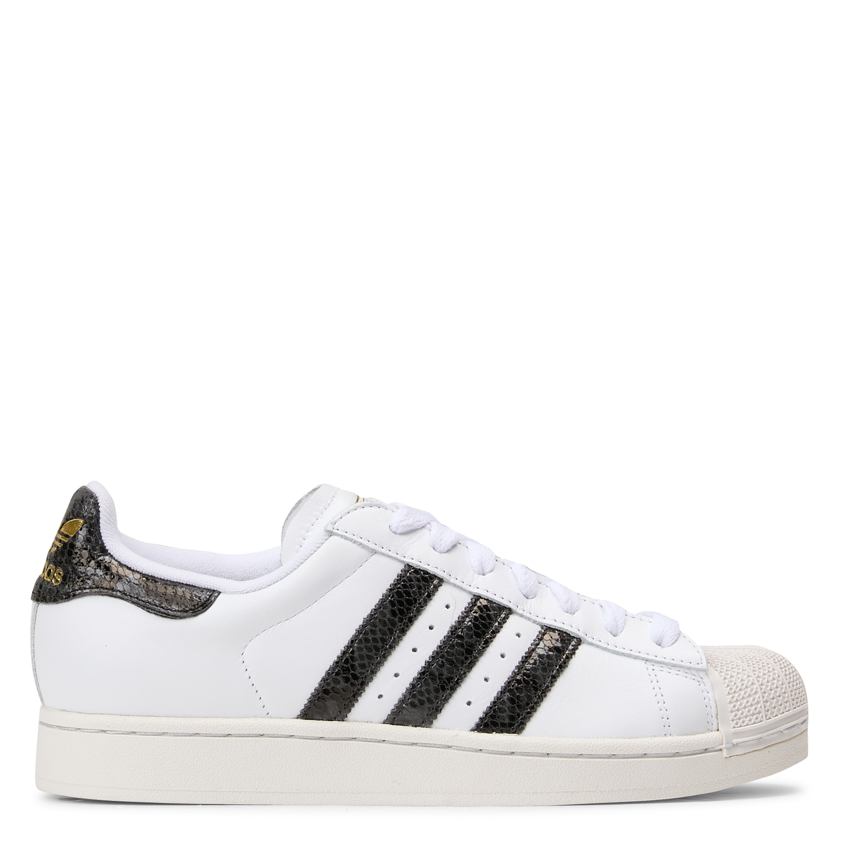 Baskets basses en cuir ADIDAS Blanc