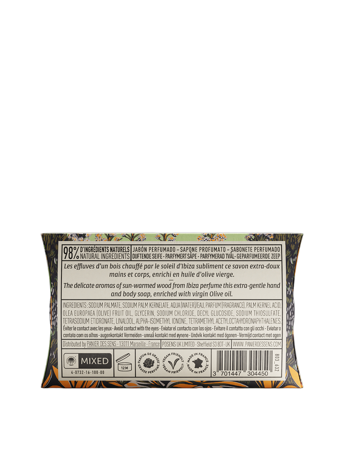 ELIXIRS Perfumed Soap Sierra Wood PANIER DES SENS No color