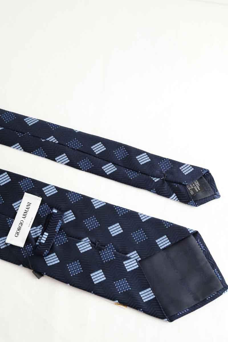 Tie ARMANI - SECONDE MAIN Blue