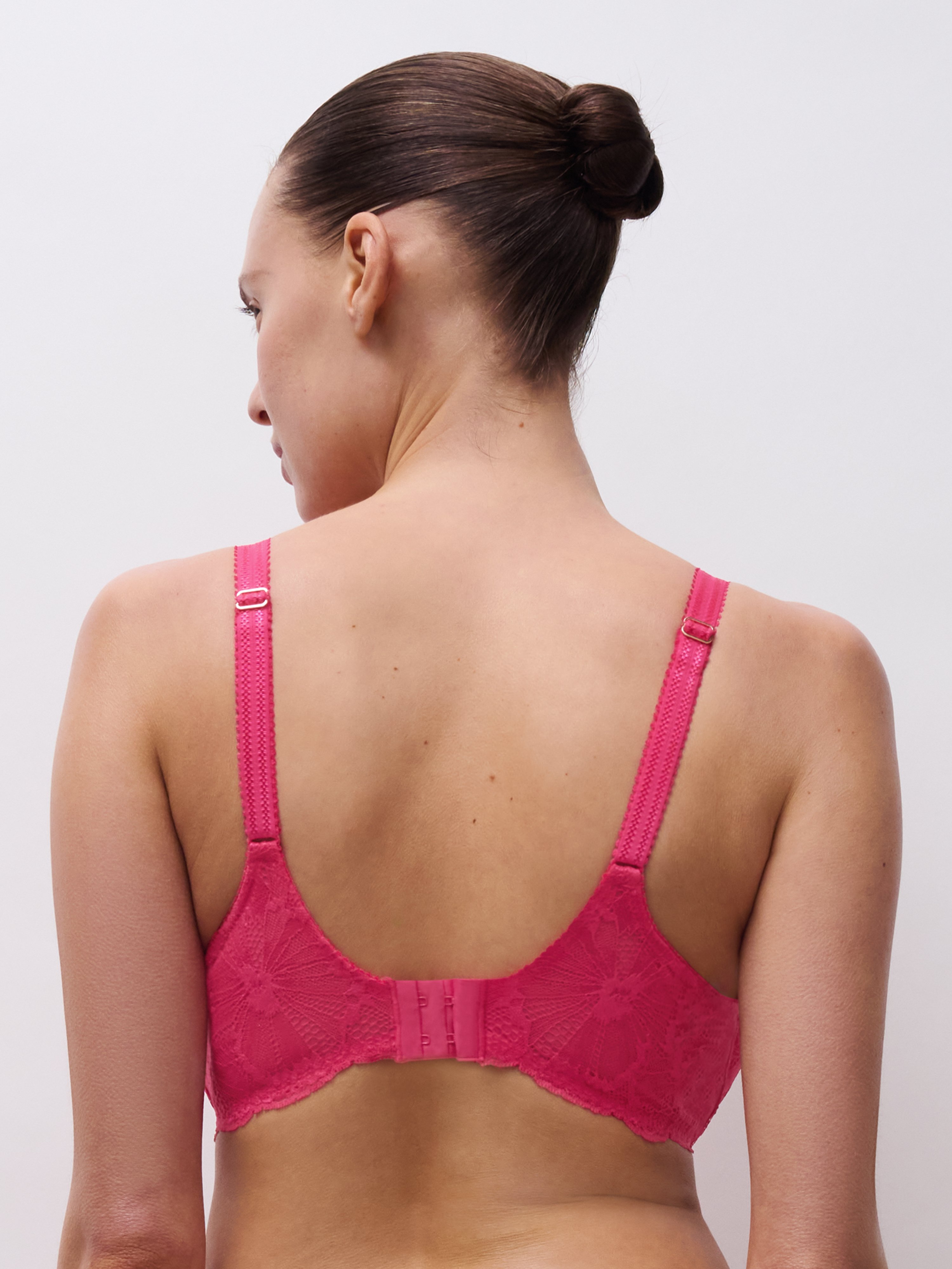 Push-up lace padded bra CHANTELLE Pink