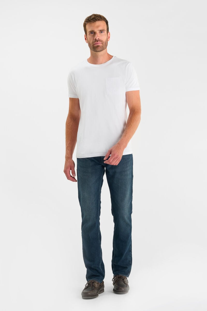 Straight leg jeans, length 34 LE TEMPS DES CERISES Blue