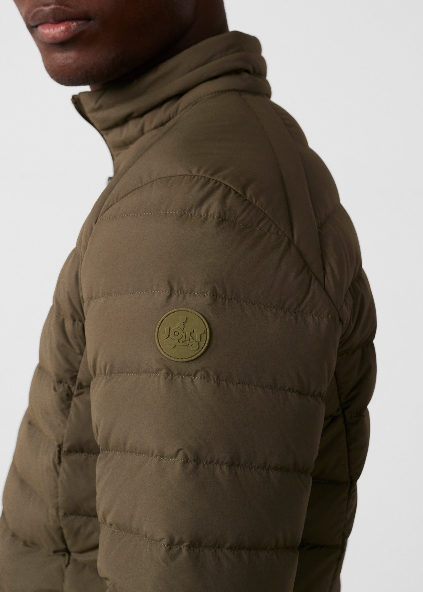 Stretch light down jacket Aragon JOTT Green