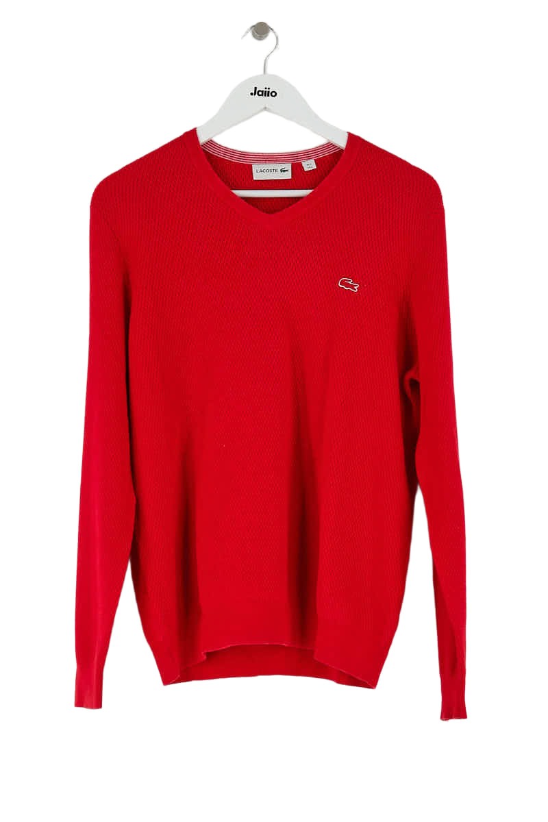Sweater LACOSTE - SECONDE MAIN Red