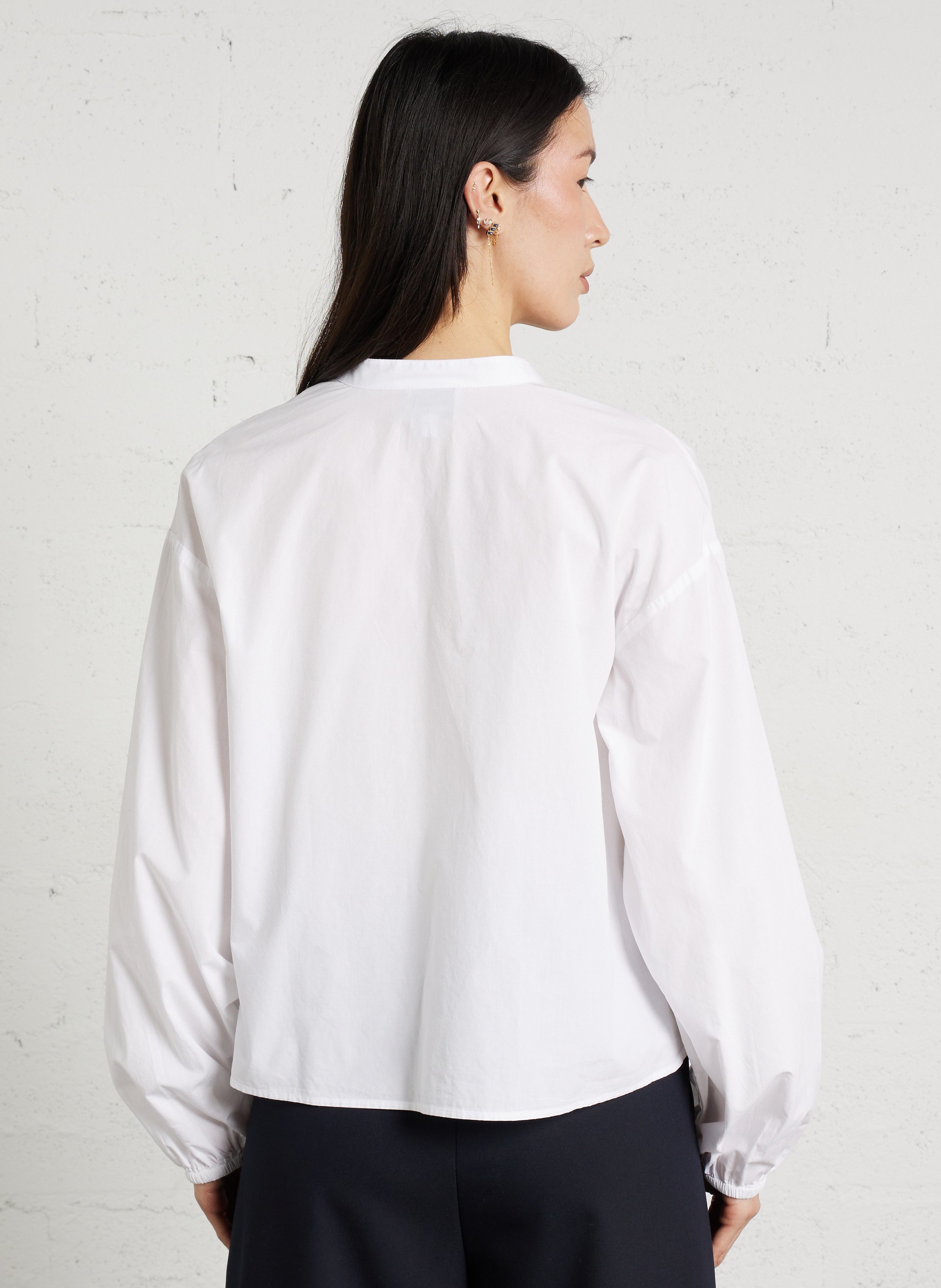 Cotton wrap shirt BELLEROSE White