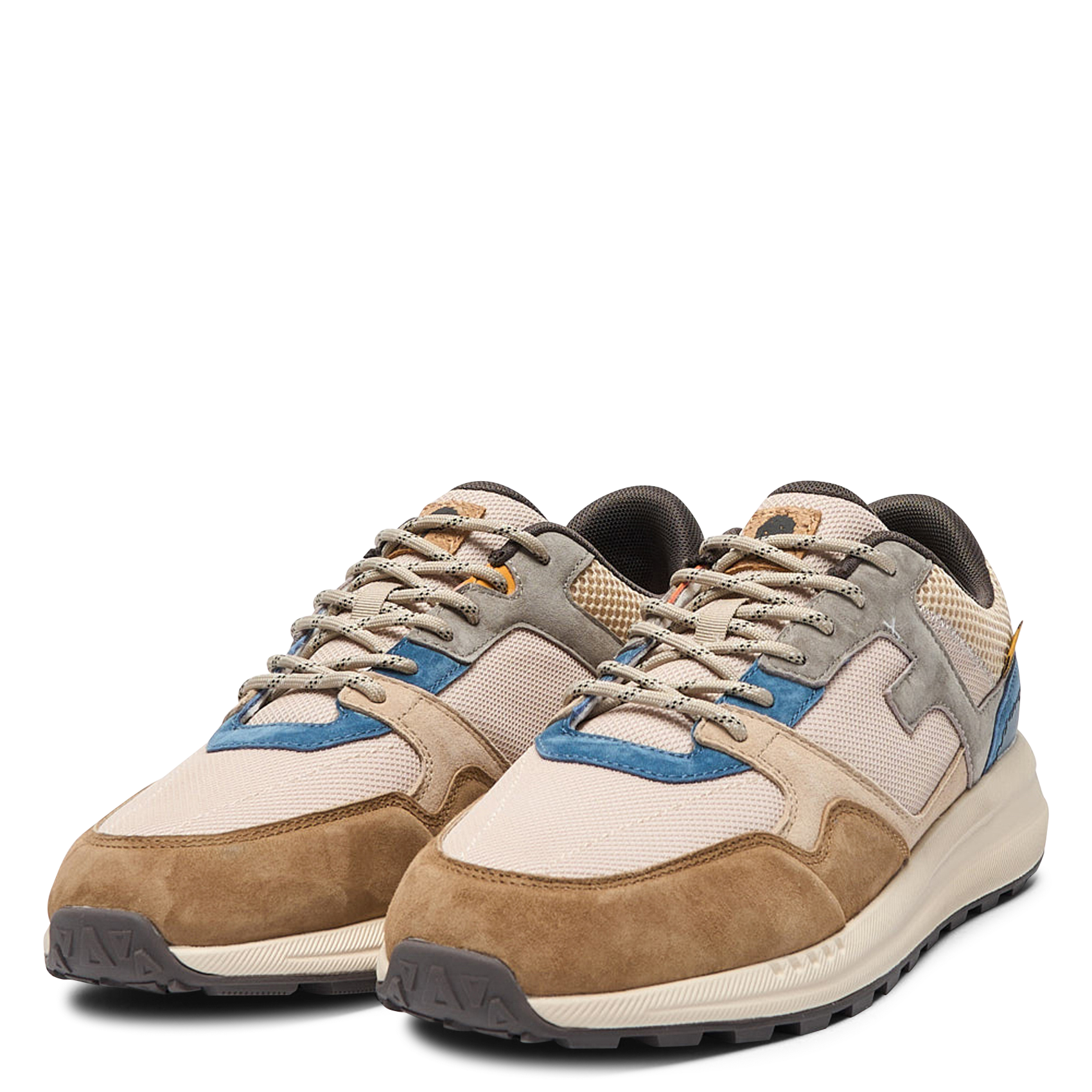 Baskets basses compensées FAGUO Marron