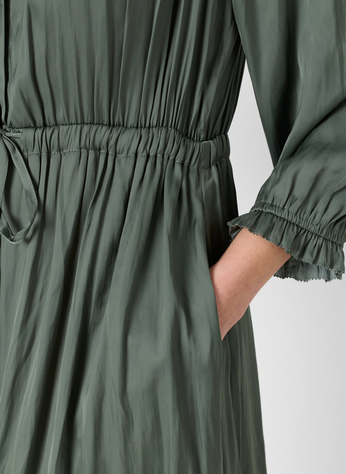 Midikleid mit Rundhalsausschnitt GERARD DAREL Khaki