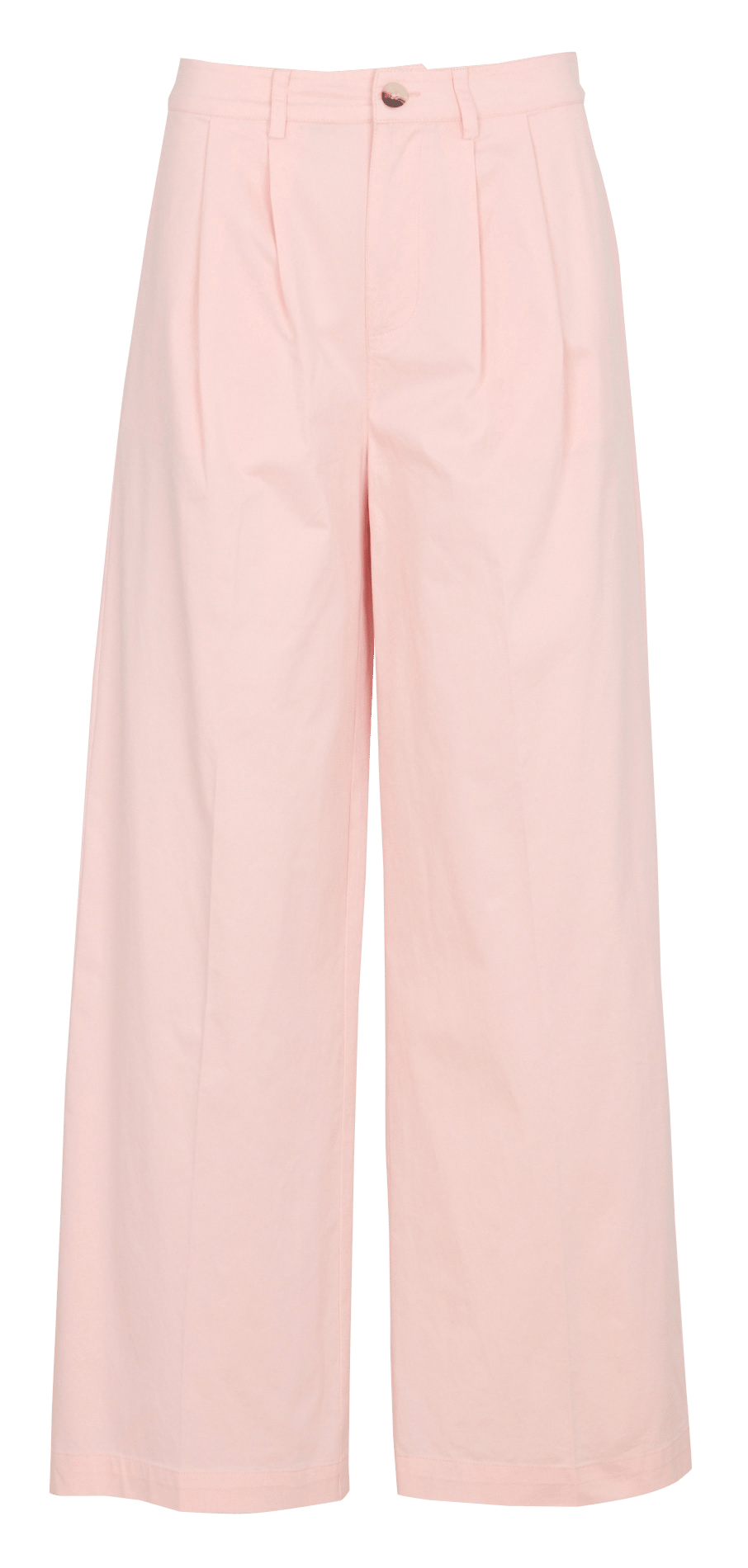 Chino van katoenmix PETITE MENDIGOTE Roze