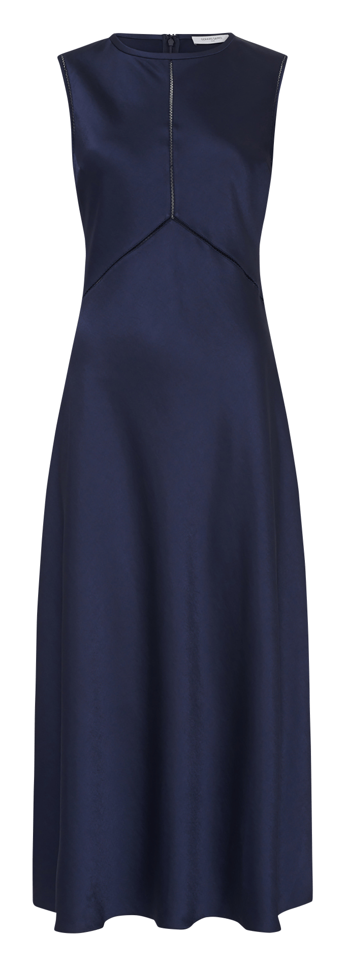 Lange jurk met ronde hals GERARD DAREL Blue